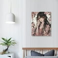 thumbnail image 4 of Nawypu Anime Girls Pink Eyes Cherry Blossom Canvas Prints Poster Wall Art For Home Decorations, 4 of 5
