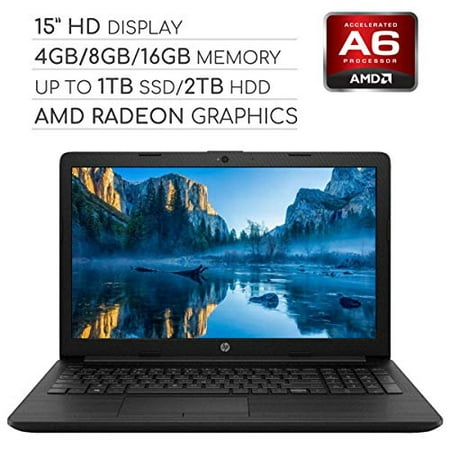 HP Pavilion 2019 15.6 HD LED Laptop Notebook Computer PC, 2-Core AMD A6 2.6GHz/Intel Celeron 1.6GHz, 4GB/8GB RAM, up to 1TB