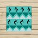 thumbnail image 1 of ABPHQTO Southwestern Design Cool Turquoise Colors Toallas Playa Baño Piscina Sprot Travel Hand Spa Toalla 33x33 cm, 1 of 1