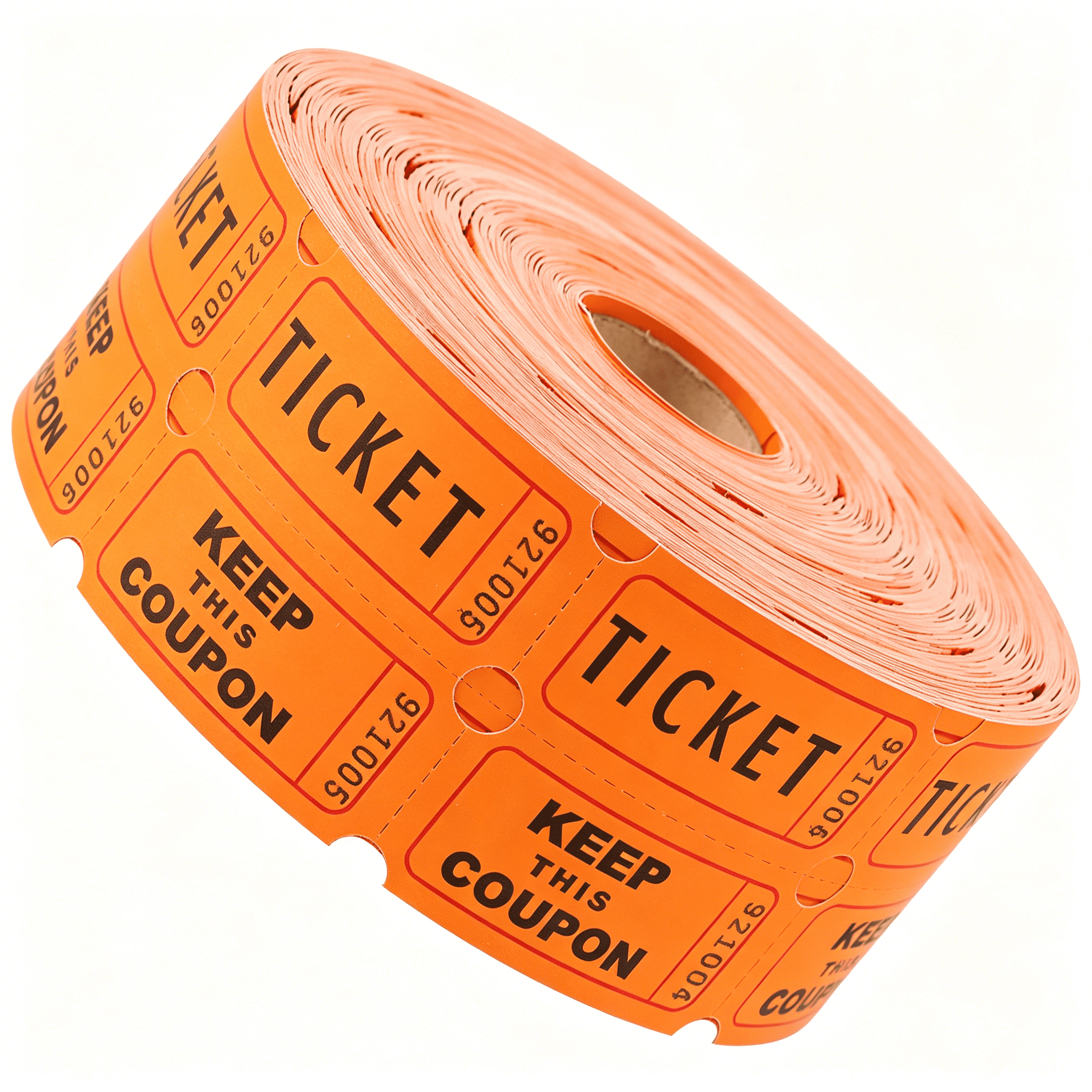 CCOCC 2026 New 1 Roll of Raffle Tickets Universal Tickets Roll Tickets Label Roll for Raffle, Lottery, Events, Parties, Fundraising, School, Church, Community