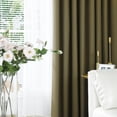 thumbnail image 4 of Rosnek 100% Blackout Curtains Linen Textured, Thermal Curtains and Drapes for Bedroom and Living Room, 1 Panel, 4 of 7