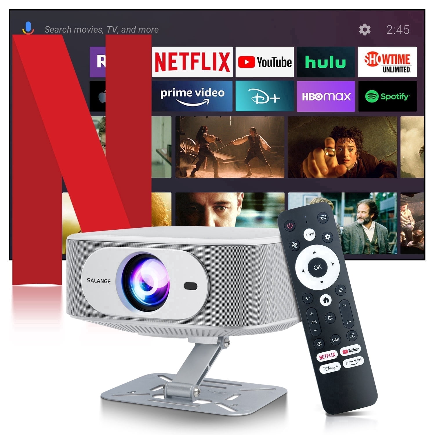 VANKYO Performance V630W 1080P Full HD Smart Projector, 5G Wifi