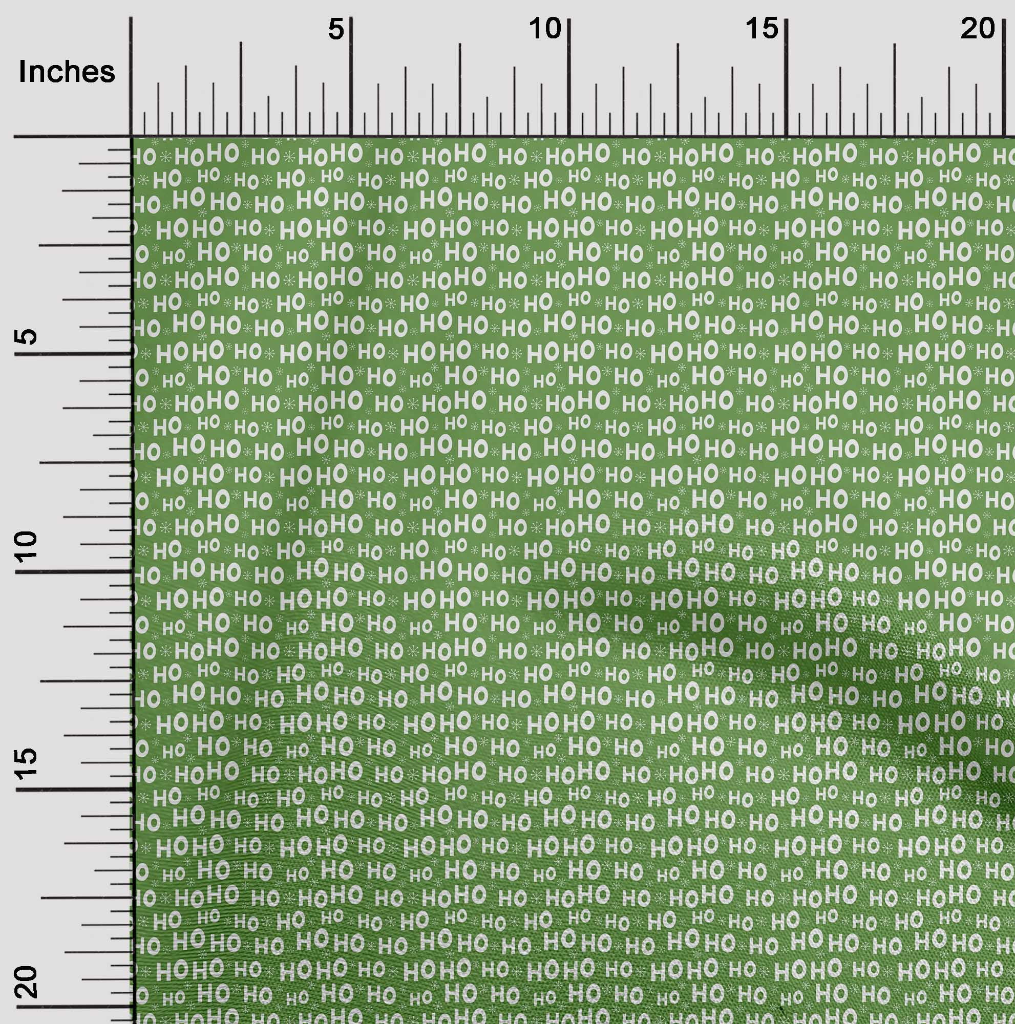 oneOone Cotton Poplin Green Fabric Christmas Diy Clothing Quilting Fabric Print Fabric By Yard 56 Inch Wide