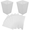 thumbnail image 1 of DEEPCRAFF 40Pcs White Cardboard Snack Containers Disposable Popcorn Buckets for Movie Night and Party Events, 1 of 8