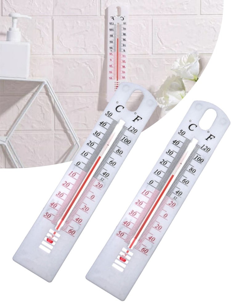 BALRAMA 9inch Long Big Size Wall Hung Room Thermometer Indoor