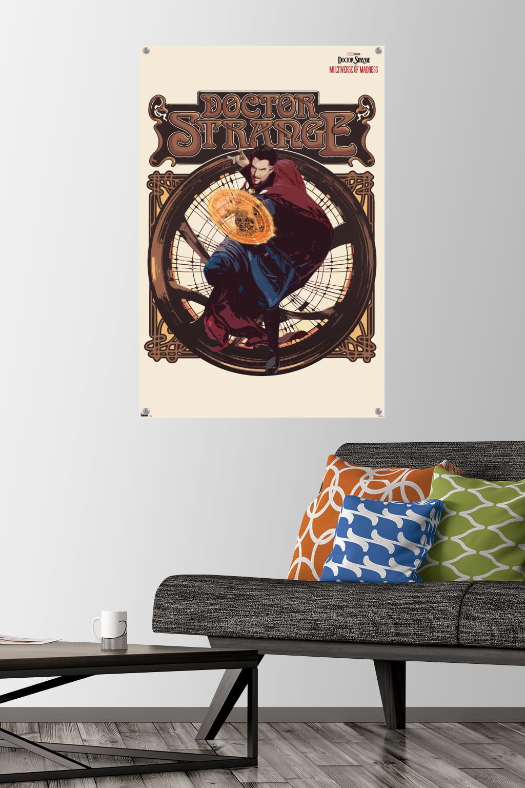 Marvel Doctor Strange in the Multiverse of Madness - Solo Wall Poster with Pushpins, 22.375" x 34"