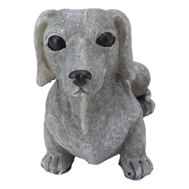 MesaSe Statue de Chien de Jardin 6,4 Po Sculpture de Bouledogue Français en Résine Art Moderne Figurines de Collection pour Patio Pelouse Cour Déco Maison
