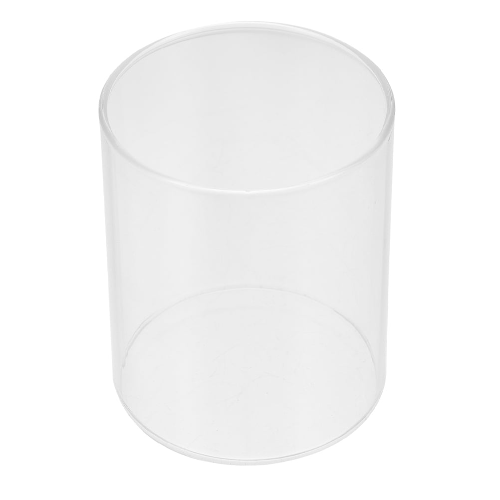 Glass Candle Cylinder Holder Chimney Open Lamp Shade Candles Clear