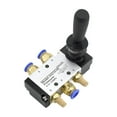 thumbnail image 2 of JISADER Pneumatic Manual Control Valve Good Sealing Easy to Use Lightweight Fittings PC12 02, 2 of 9
