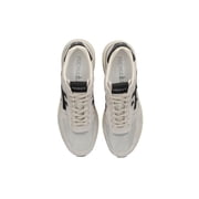 Premiata Layered Sneakers With Textured Sole And Cushioned Finish Grey (Mens)