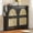 Black, variant on 42.1"W Tipping Bucket Shoe Cabinet with 4 Flip Drawers, Entryway Shoe Organizer with 4 Rattan Doors, Freestanding Shoe Rack with 2 Silvery Hooks for Hallway, Entryway, Black