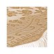 thumbnail image 4 of Chales y envolturas INSPIRAR CHIC para vestidos de noche, bufandas triangulares de encaje con flecos y borlas para mujeres en bodas y fiestas formales 74.8x28.3" color camello, 4 of 5