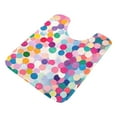 thumbnail image 7 of Yayeee Bath Rug for Bathroom Floor Non Slip Contour Fluffy Soft Absorbent Mat, 20"x24", Light Colorful Circles, 7 of 7