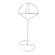 thumbnail image 3 of Exhibidor de gorras, elegante estante de hierro, decoración estable y ligera. Blanco y L, 3 of 9