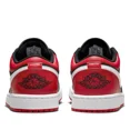 thumbnail image 4 of Ni - ke Air Jordan 1 Low 'Alternate Bred Toe' Black Gym Red Men's Shoes | 553558-066, 4 of 5