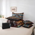 thumbnail image 4 of Erosebridal Tribal Aztec Bedding Sets King Size,Hippie Boho Bed in a Bag King size,Super Cozy Reversible Bedding King Size,Teenager Bedroom Decor,7 Pieces, 4 of 6