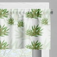 thumbnail image 5 of Ambesonne Green Leaves Valance & Curtain, Olive Tree Branch Art, 55"x36", Champagne Dark Khaki, 5 of 7