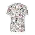 thumbnail image 2 of Daiia Vintage Butterflies Mens Baseball Jersey Button Down Shirts Short Sleeve Sports Uniforms-4X-Large, 2 of 9
