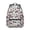 Fireman and Ladder, variant on Fireman and Bucket White Pattern Backpack for School, Cute School Bag with Adjustable Shoulder Straps and Padded Back, 15.3"x11"x7.1"
