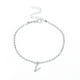 thumbnail image 5 of Fashionable and creative rhinestone anklet with diamond tennis 33 English letters hip-hop creative beach footwear for women Couple jewelry Valentine's Day gift, 5 of 5