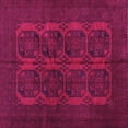 thumbnail image 1 of Ahgly Company Indoor Square Persian Pink Traditional Area Rugs, 7' Square, 1 of 4
