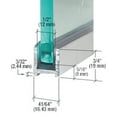 thumbnail image 2 of CRL DUC516BA Brite Anodized Dry Glaze U-Channel With Vinyl, 2 of 4