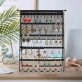 thumbnail image 3 of New Black Vertical Folding Jewelry Display Stand Foldable Earrings Necklaces Rings Jewelry Stand, 3 of 5