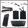 thumbnail image 3 of Téléphone Intelligent Attachable Filtre Lumière Bleue Portable Compact Lunettes de Lecture +2.0 Noir, 3 of 6