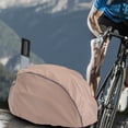 thumbnail image 5 of Reflective Cover  Cover with Reflective Stripes Highly Visible Rain Waterproof Dustproof Road Bike Khaki, 5 of 8