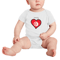 thumbnail image 2 of Tunisia Flag Heart Love Funny Baby Bodysuit Boy Girl Clothes, 2 of 5