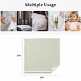thumbnail image 4 of Farmhouse Sage Green White Striped Cloth Napkins, Modern Stripes Washable and Reusable Dinner Napkins Set of 8, Table Napkin for Kitchen Party Birthday Wedding Hotel Housewarming 20"x20", 4 of 8