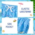 thumbnail image 5 of Boys Swim Trunks Compression Liner Swim Shorts Quick Dry Bathing Suit with Boxer Brief Swimwear 7-20T, 5 of 6