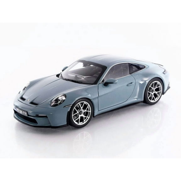 2023 Porsche 911 S/T Meissen Blue 1/18 Diecast Model Car by Norev