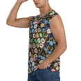 thumbnail image 3 of Haiem Men's Beer Caps Print Tank Tops Summer Sleeveless Cut Off Workout T-Shirts Fitness Vest Athletic Undershirts-XX-Large, 3 of 8