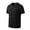 hgg129-Black, variant on Men's Summer Breathable Cooling Beach Vacation Loose Relaxed Short Sleeve Soft Lightweight Top