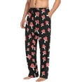 thumbnail image 4 of CROPD Men's Pajama Pants Pjs Bottoms with Pockets Sleep Lounge Pants for Men, 4 of 7