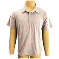 thumbnail image 6 of LpwkSSA Men Casual Round Neck Printing Pullover Fitness Sports Shorts Sleeves T Shirt Blouse Beige XL, 6 of 7