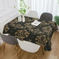 thumbnail image 5 of BZSMCE Square Tablecloth Black and Gold Pattern Pattern Tableclothes, 5 of 9