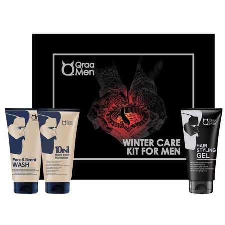 Qraa Men Winter Care Kit (Value Pack), 300 g (Pack of 3)