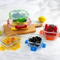thumbnail image 6 of 20 Pieces Glass Food Storage Containers with Lids, No Leaking Glass Meal Prep Container, Airtight Glass Lunch Containers, Microwave and Freezer Safe, 6 of 6