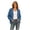 Blue, variant on GEWSEY Womens Open Front Cardigan Sweaters Casual Cable Knit Long Sleeve Button Down Chunky Loose Fall Sweater (White, S)