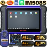 Autel MaxiIM IM508S Car Diagnostic Scanner Key FOB Programming Tool immobilizer with XP200, Bidirectional Control, 28+ Service Same IMMO as IM608 Pro II