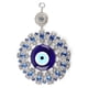 thumbnail image 1 of Emoshayoga Turco Glass Amulet Colgante de Pared Turco de Ojo Turco de Vidrio, Amuleto de Protección, Colgante Decorativo con Ojo Turco, Encanto de Ojo Azul, 10 cm, Azul, 1 of 13