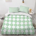 thumbnail image 3 of 2024 Geometry Duvet Cover Set Simple Circles Grid Pattern Comforter Cover Microfiber Geometric Shape Bedding Set for Boys Adult Gift, 3 of 7