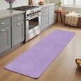 thumbnail image 3 of Runner Rug 1.64'x5.25', Purple Non Slip Backing Floor Mats Soft Area Rugs, Absorbent Muddy Dirt Trapping Carpet for Entryway Hallway Kitchen Bedroom Living Room Modern Pure Lavender Purple, 3 of 9