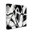 thumbnail image 4 of Stupell Industries Black and White Abstract Moving Paint Brush Strokes,36 x 36,Designed by Lisa Ridgers, 4 of 5