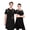 Black, variant on NUBILY Waterproof Cross Back Chef Aprons 2 Pack for Cooking Baking Grilling,4 Pockets Adjustable Kitchen Apron,Bib for Men Women Restaurant Gardening