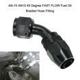 thumbnail image 1 of Manguera trenzada de combustible y aceite de FLUJO RÁPIDO leyfeng AN-10 AN10 45 grados, 1 of 7