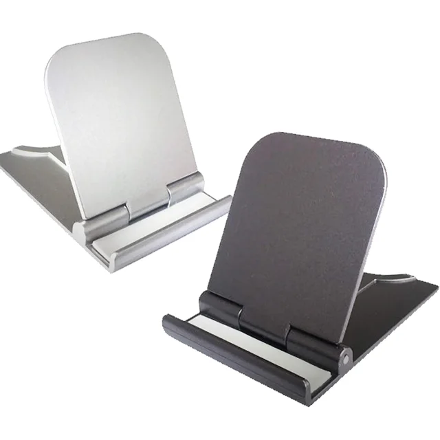 Soporte para teléfono celular, paquete de 2 soportes para teléfono celular para escritorio, soporte para teléfono pequeño para viajes, soportes para tabletas plegables y portátiles, soportes de escritorio para teléfonos inteligentes Android, suministros de oficina JM