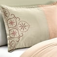 thumbnail image 2 of Unique Home Phile 7 Piece Collections Comforter Set Abstract Star Pattern Clearance Bedding Comforter Duvet Cover Set (Queen, Ivory Pink), 2 of 5